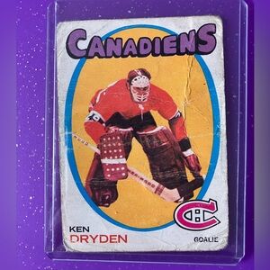 Ken Dryden Canadiens opeechee French language printed in Canada Acceptable